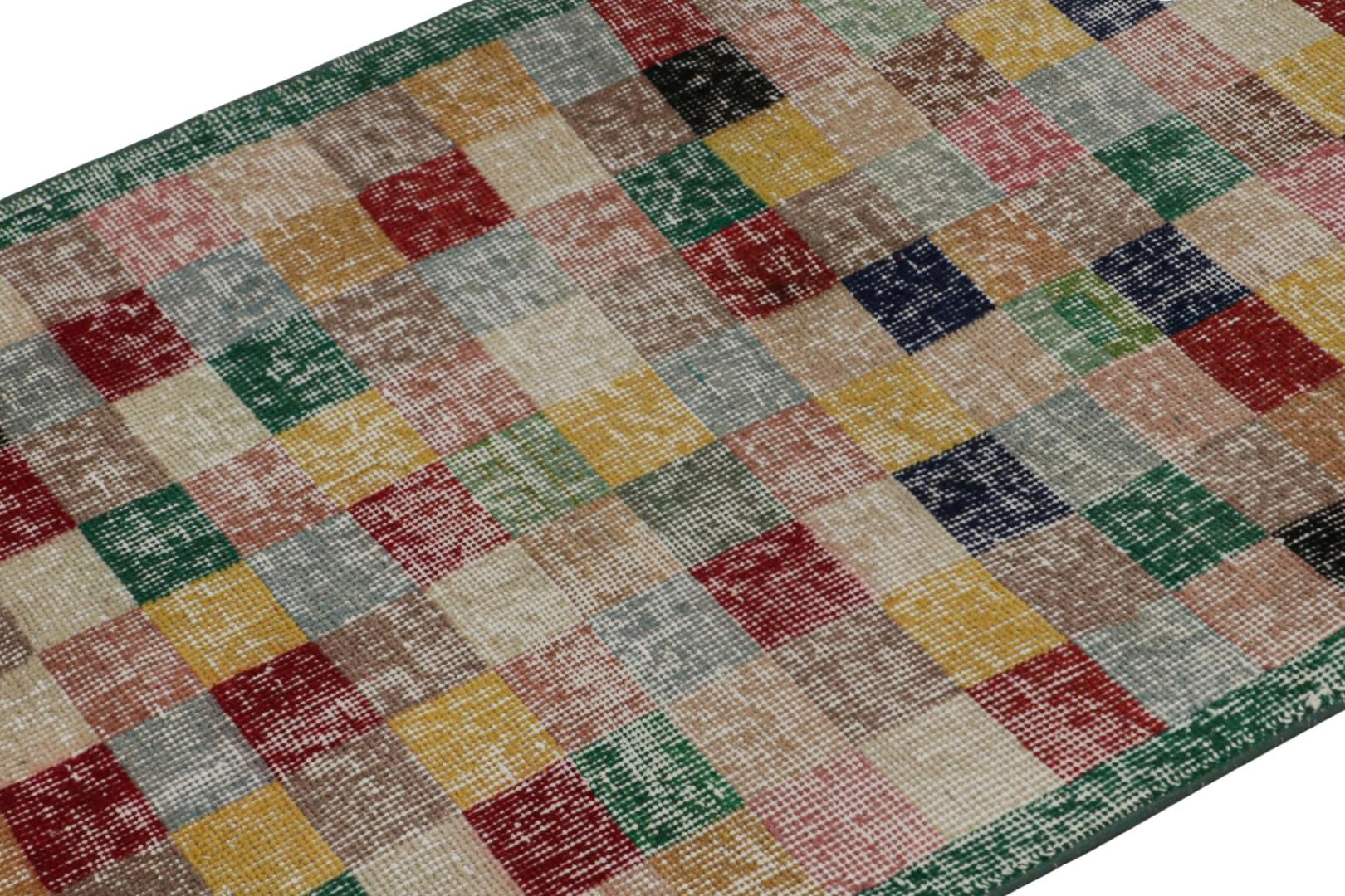 Vintage Zeki Müren Art Deco Rug