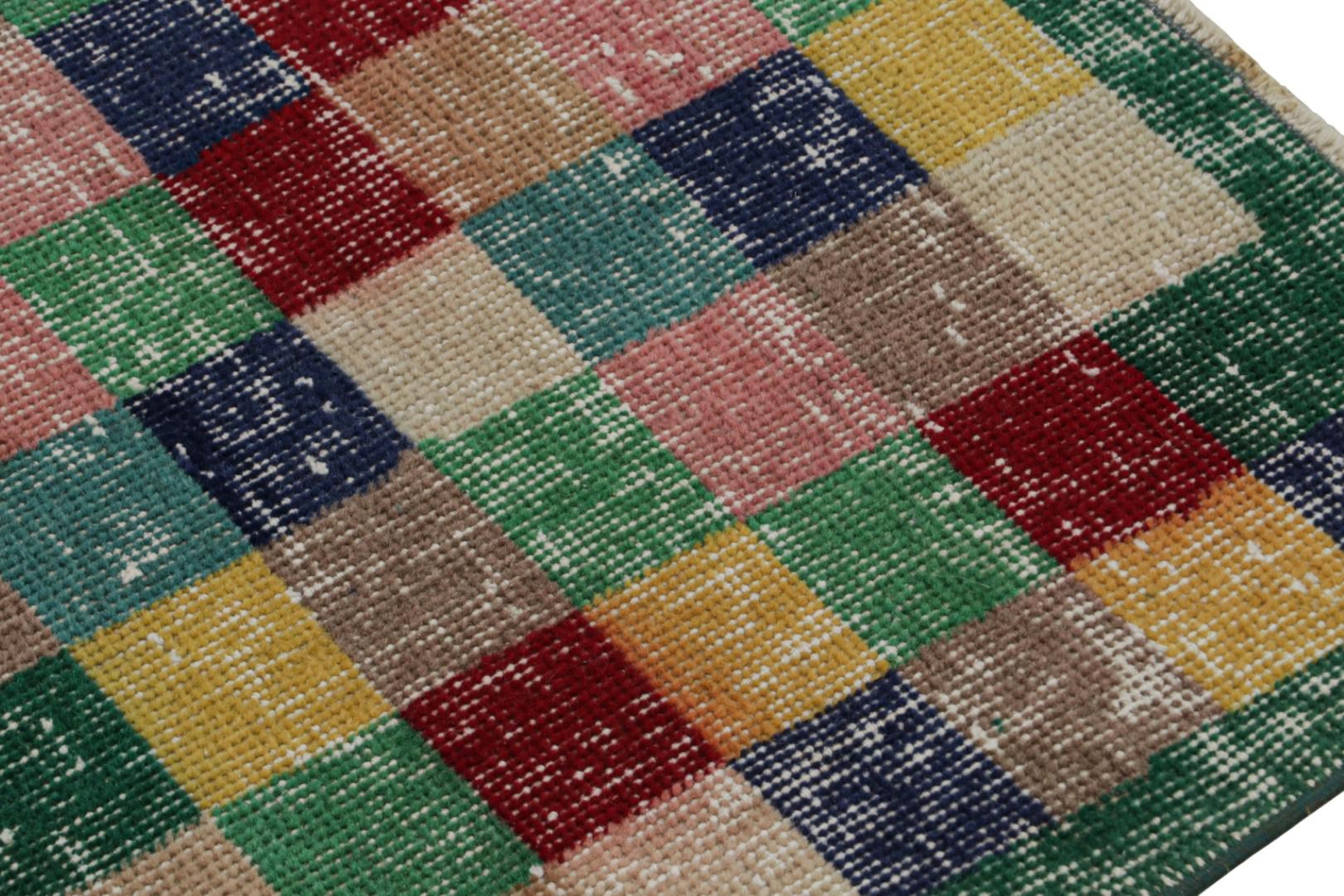 Vintage Zeki Müren Art Deco Rug