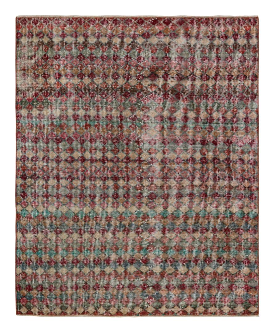 Vintage Zeki Müren Art Deco Rug