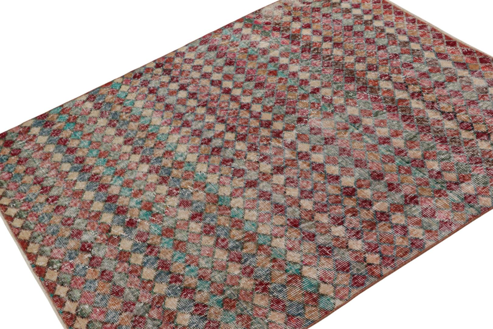 Vintage Zeki Müren Art Deco Rug