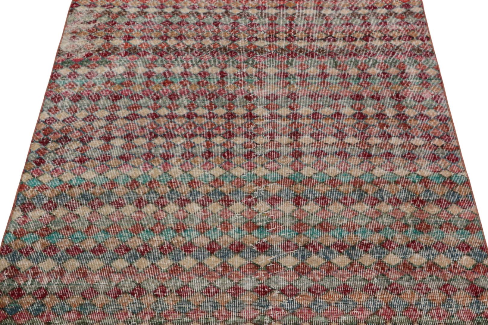 Vintage Zeki Müren Art Deco Rug