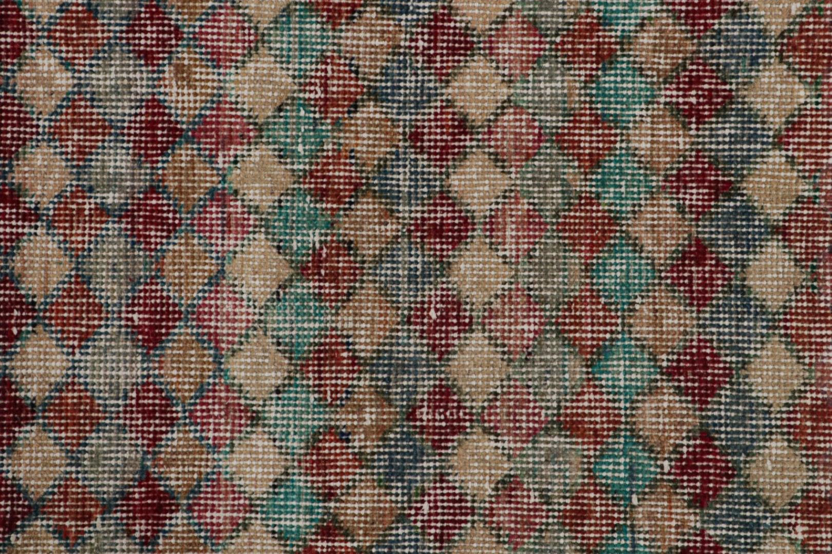 Vintage Zeki Müren Art Deco Rug