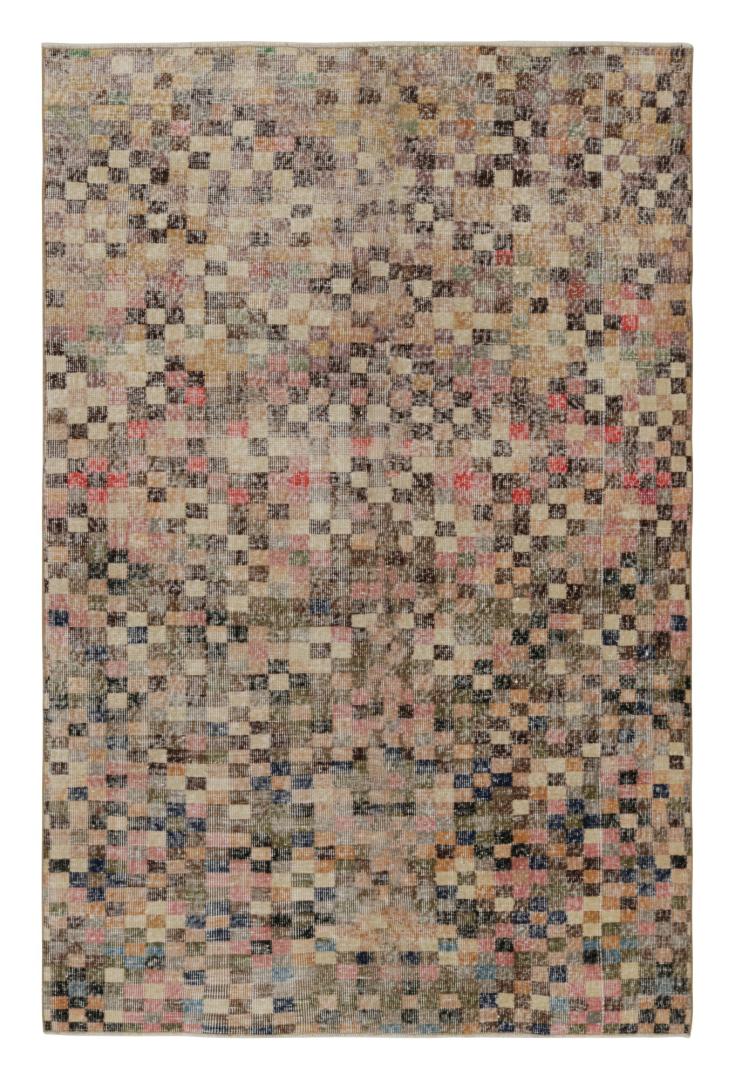 Vintage Zeki Müren Art Deco Rug