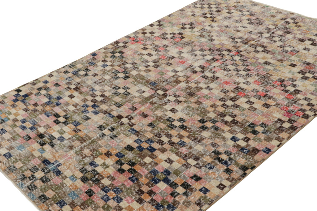 Vintage Zeki Müren Art Deco Rug