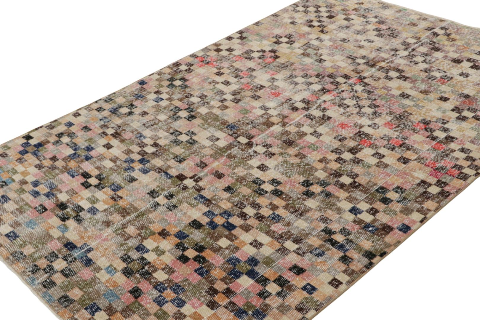 Vintage Zeki Müren Art Deco Rug