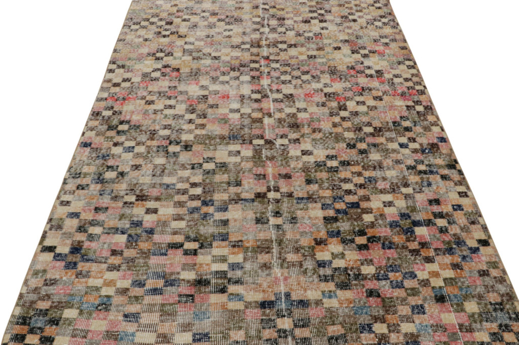 Vintage Zeki Müren Art Deco Rug