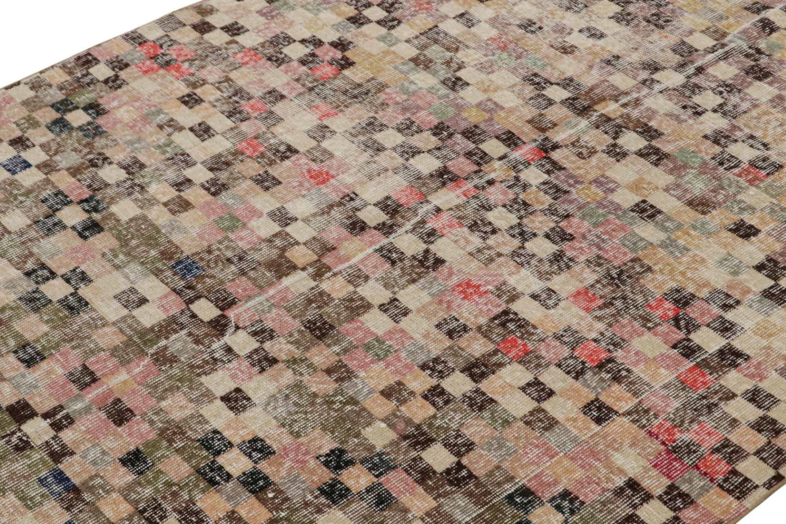Vintage Zeki Müren Art Deco Rug