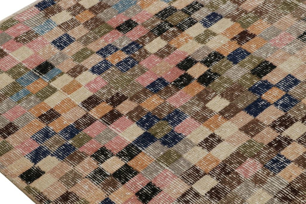 Vintage Zeki Müren Art Deco Rug