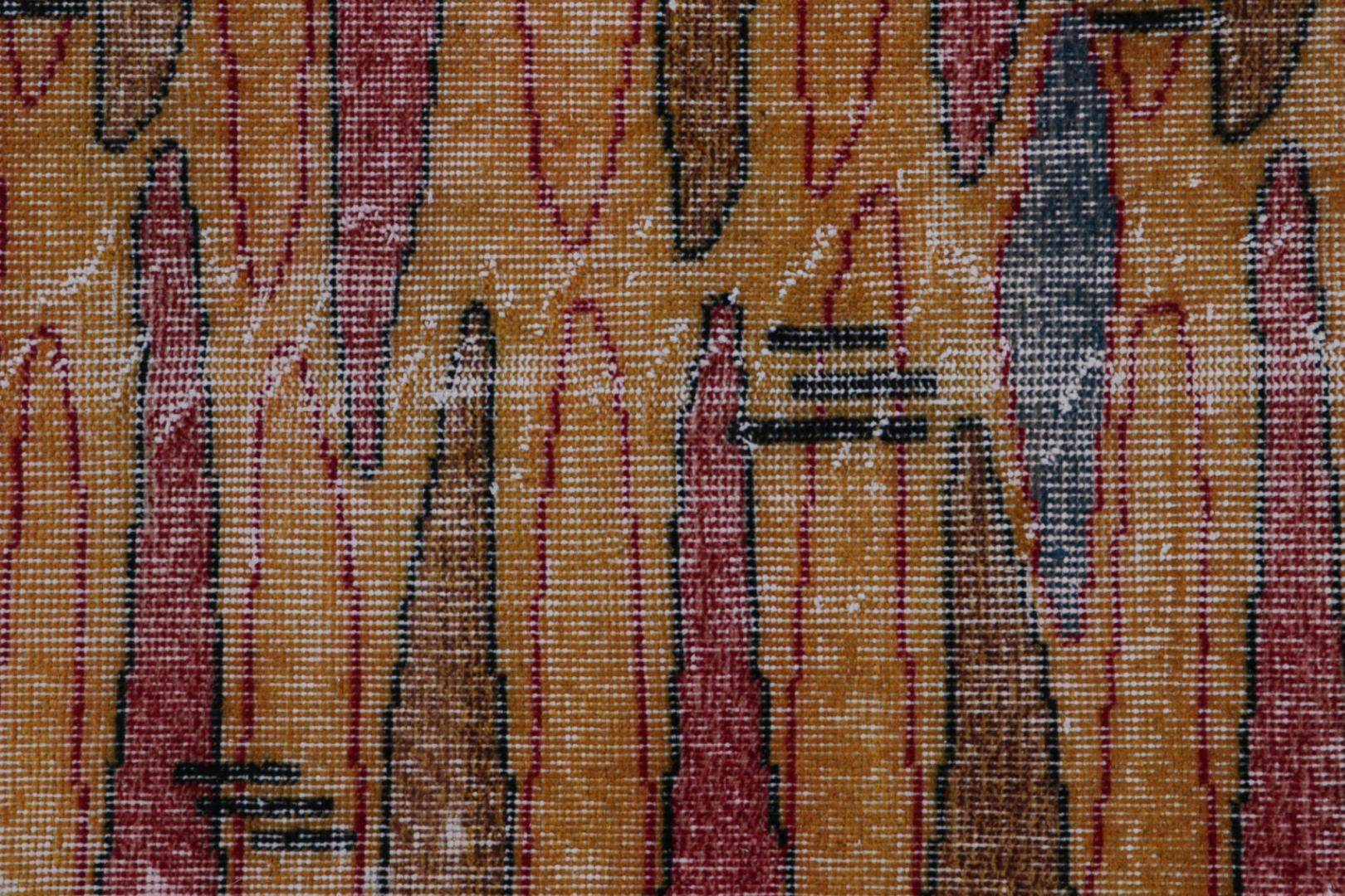 Vintage Zeki Müren Art Deco Rug