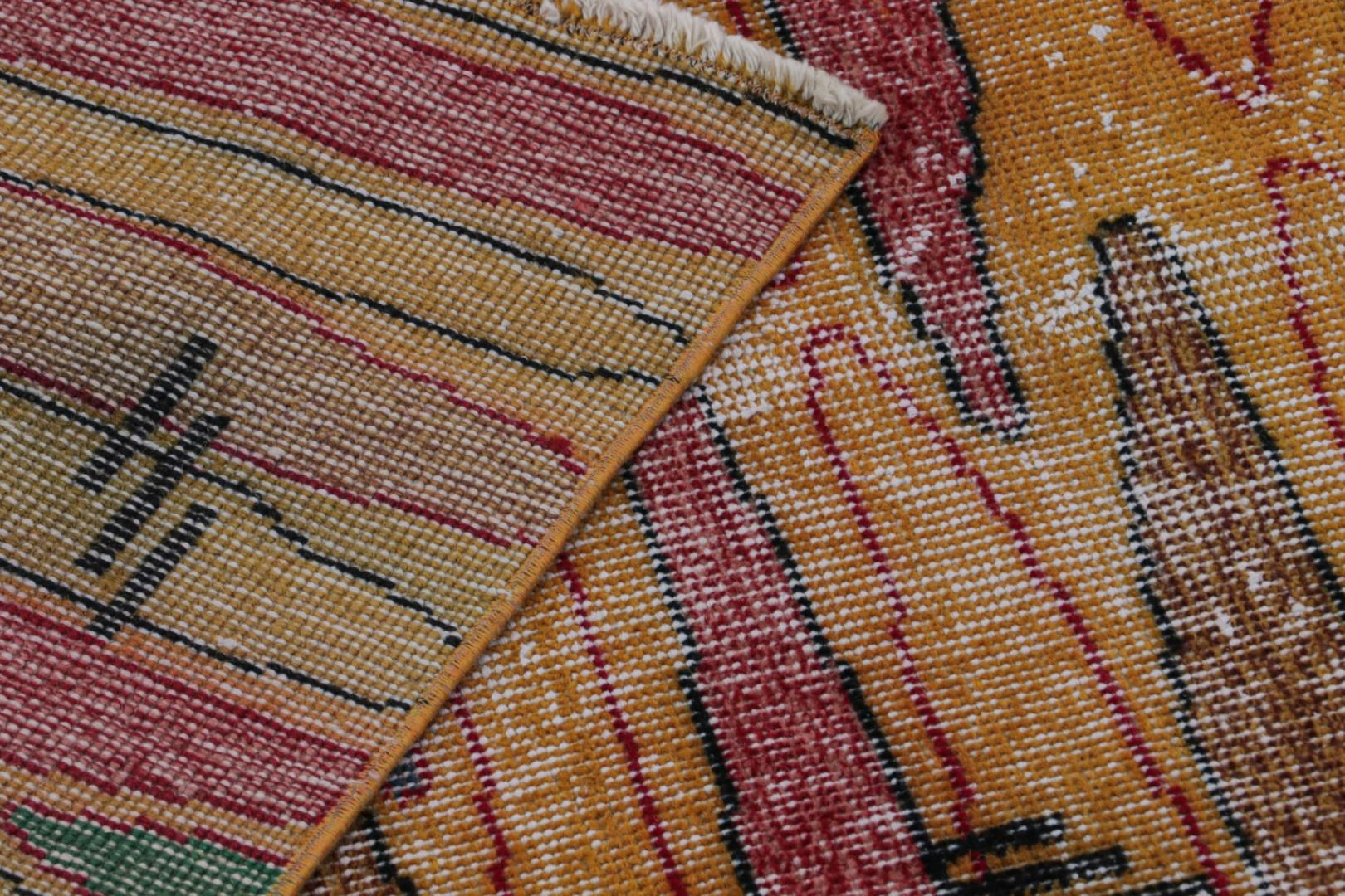 Vintage Zeki Müren Art Deco Rug