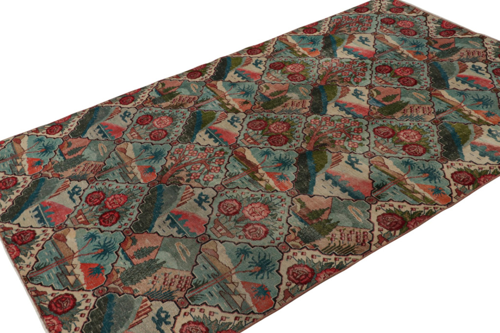 Vintage Tabriz Style Rug