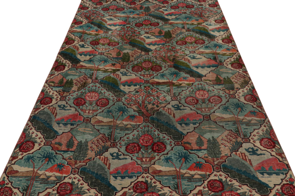 Vintage Tabriz Style Rug