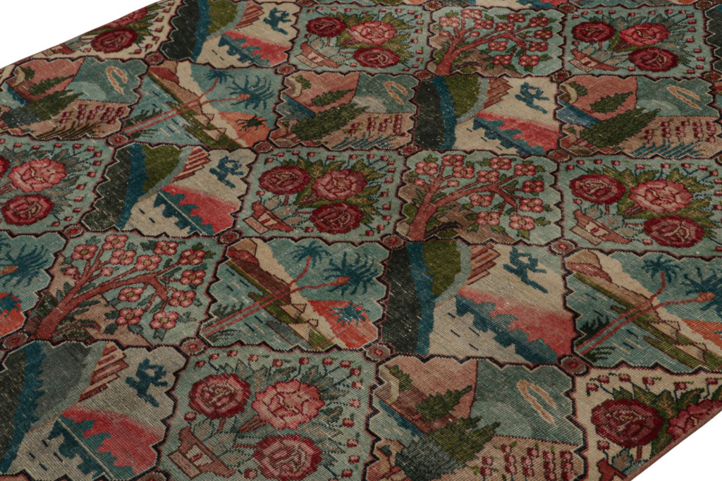 Vintage Tabriz Style Rug