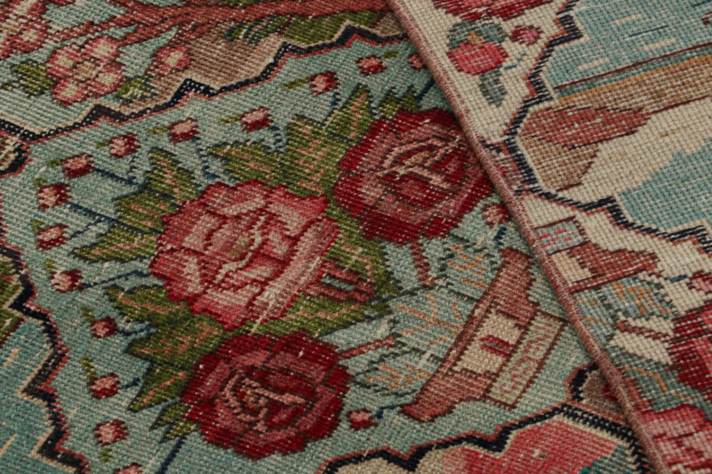 Vintage Tabriz Style Rug