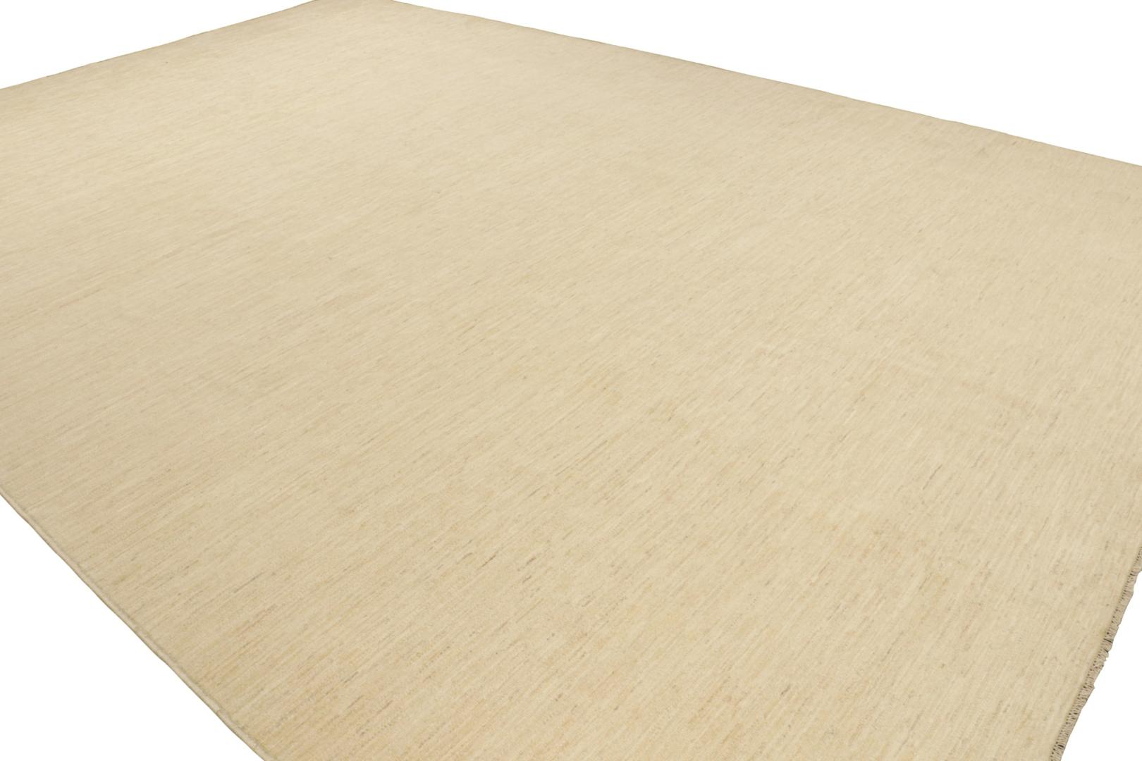 Contemporary Textural Rug in Beige