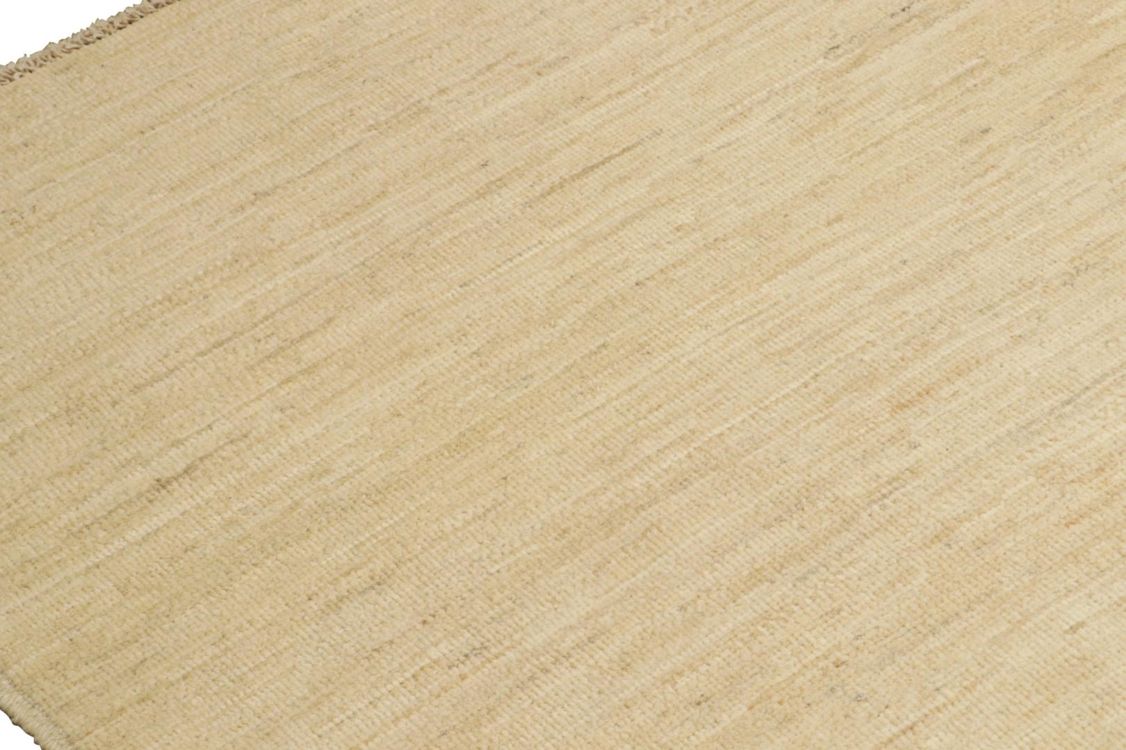 Contemporary Textural Rug in Beige