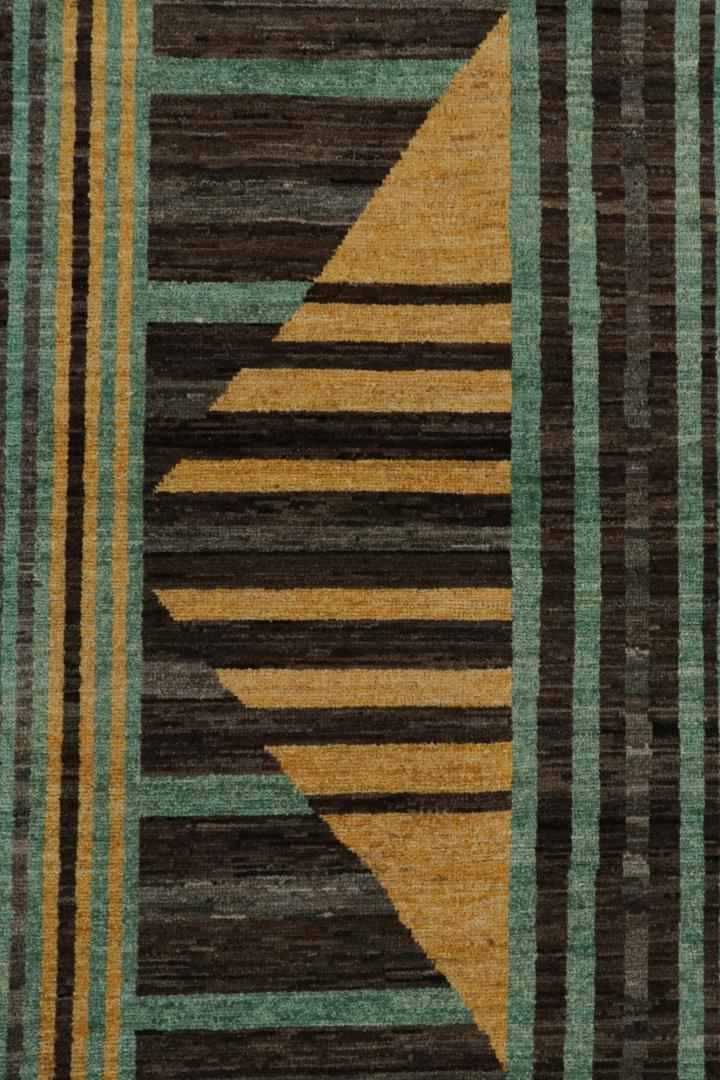 Scandinavian Style Rug with Geometric Patterns