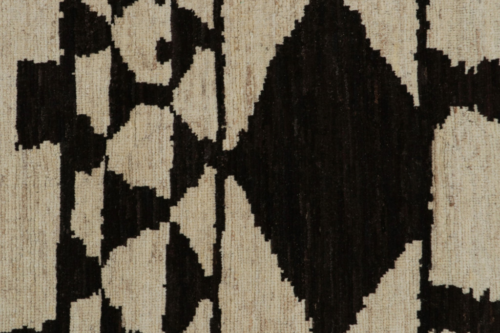 Moroccan rug in Brown and Gold