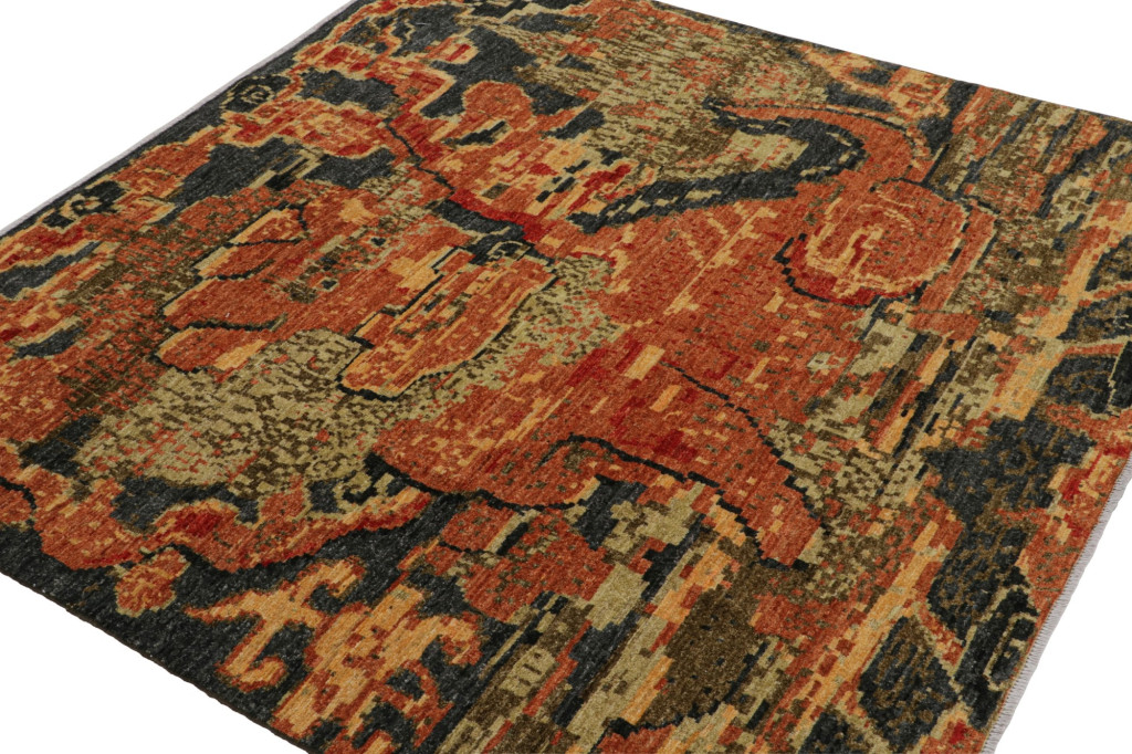 Modern Pictorial “Kirin” Abstract Rug