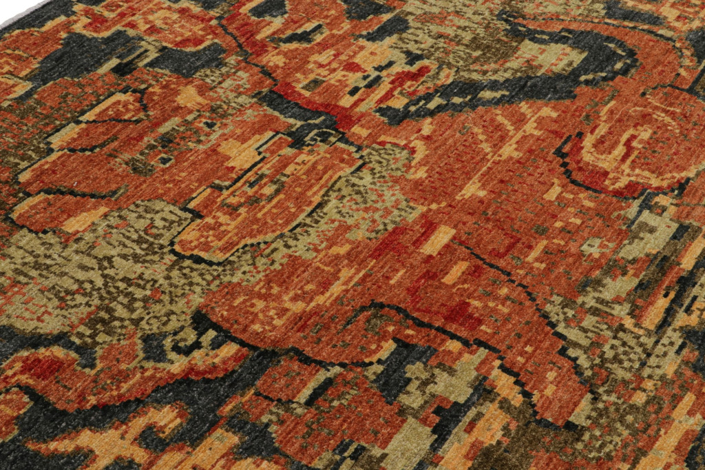Modern Pictorial “Kirin” Abstract Rug