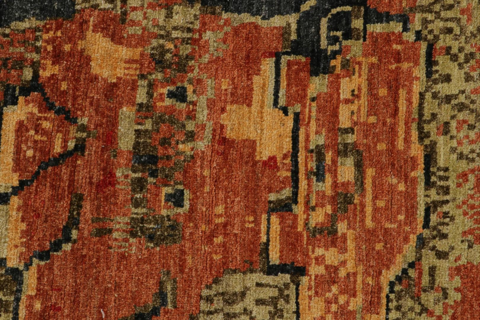 Modern Pictorial “Kirin” Abstract Rug