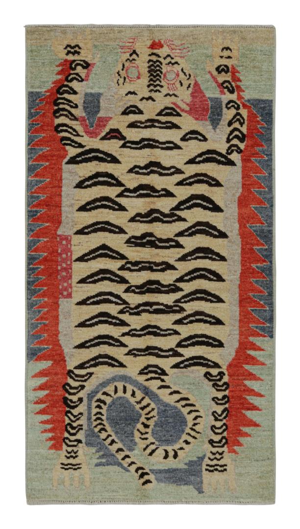 Modern “Tiger” Pictorial Rug