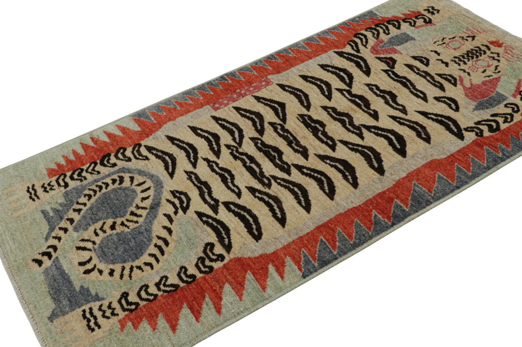 Modern “Tiger” Pictorial Rug