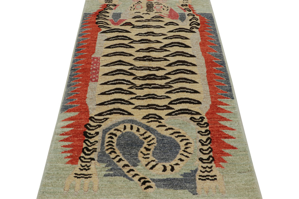 Modern “Tiger” Pictorial Rug