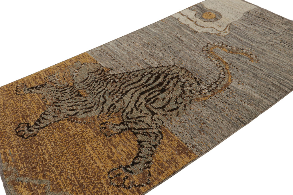 Modern “Tiger” Pictorial Rug