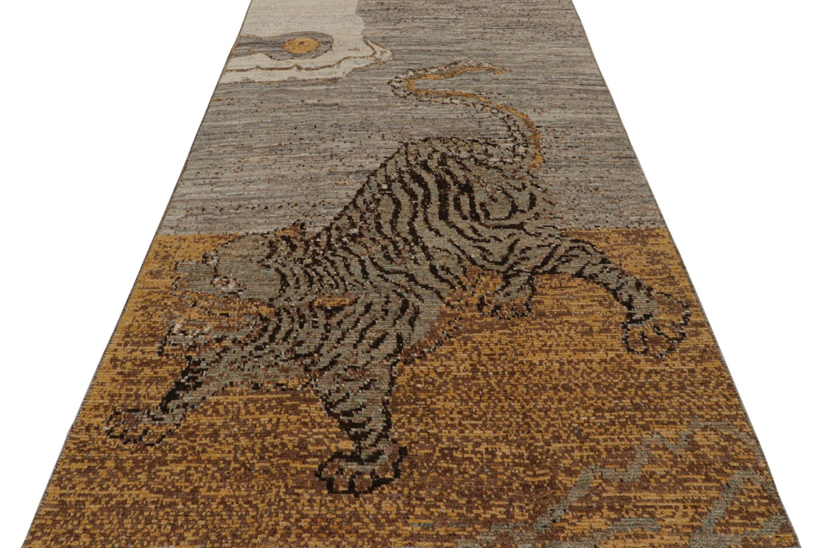 Modern “Tiger” Pictorial Rug