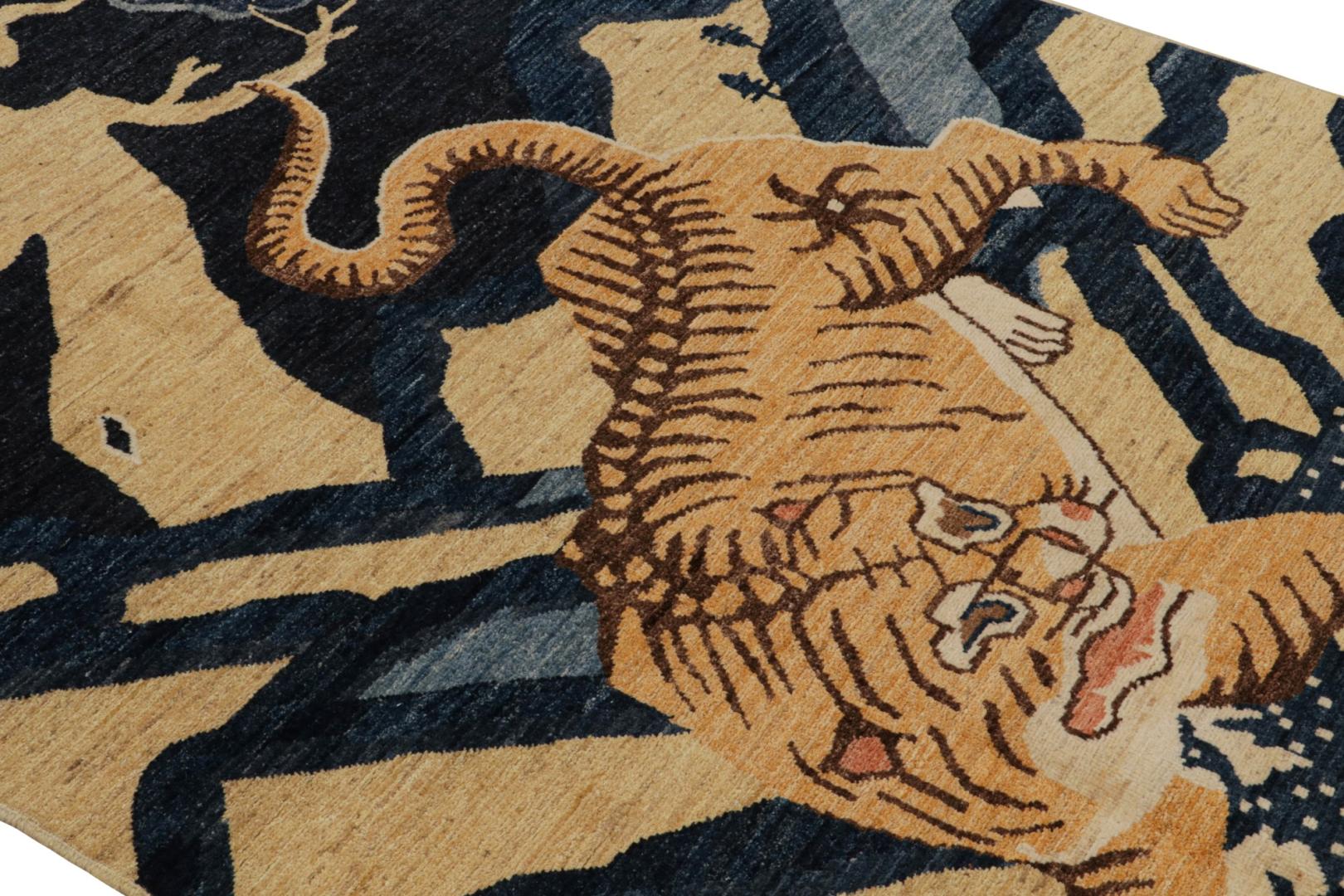 Modern Peking “Tiger” Pictorial Rug