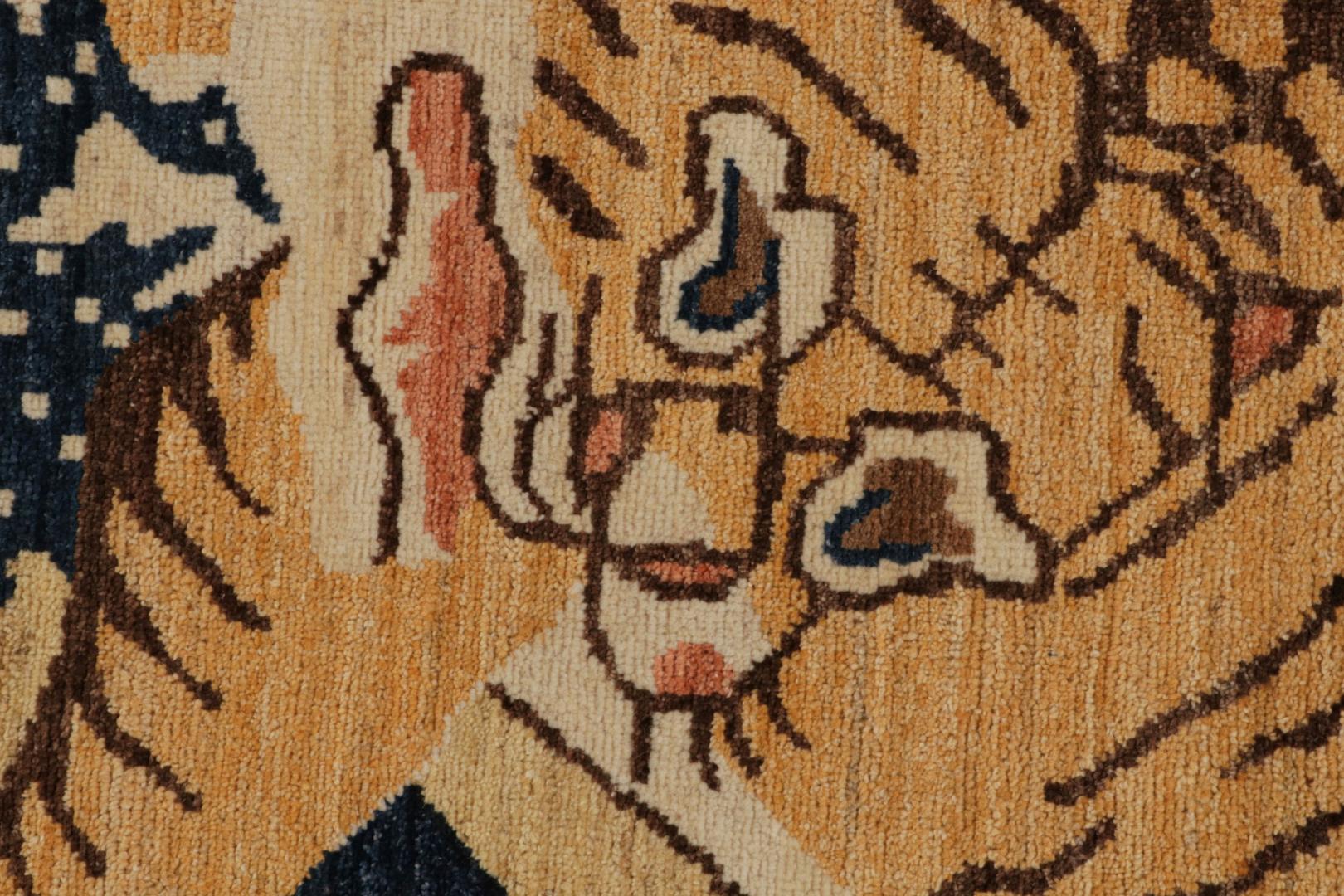 Modern Peking “Tiger” Pictorial Rug