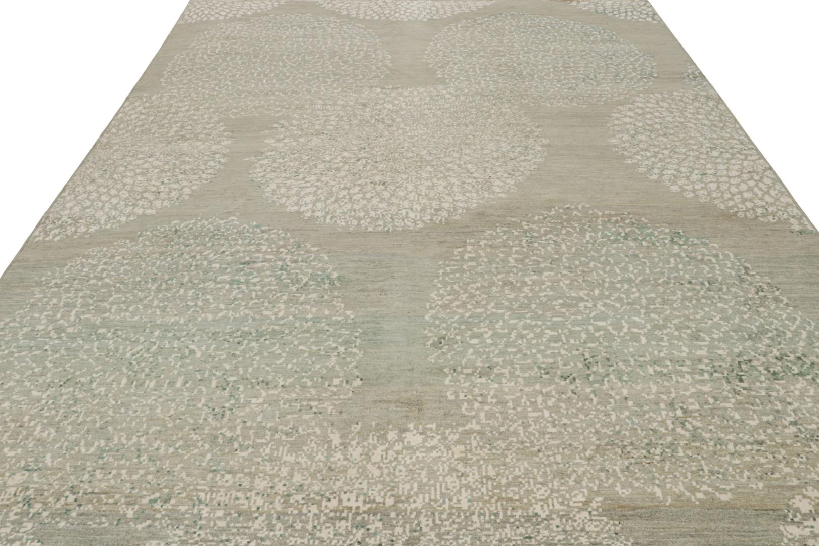 Modern Rug with Geometric Patterns