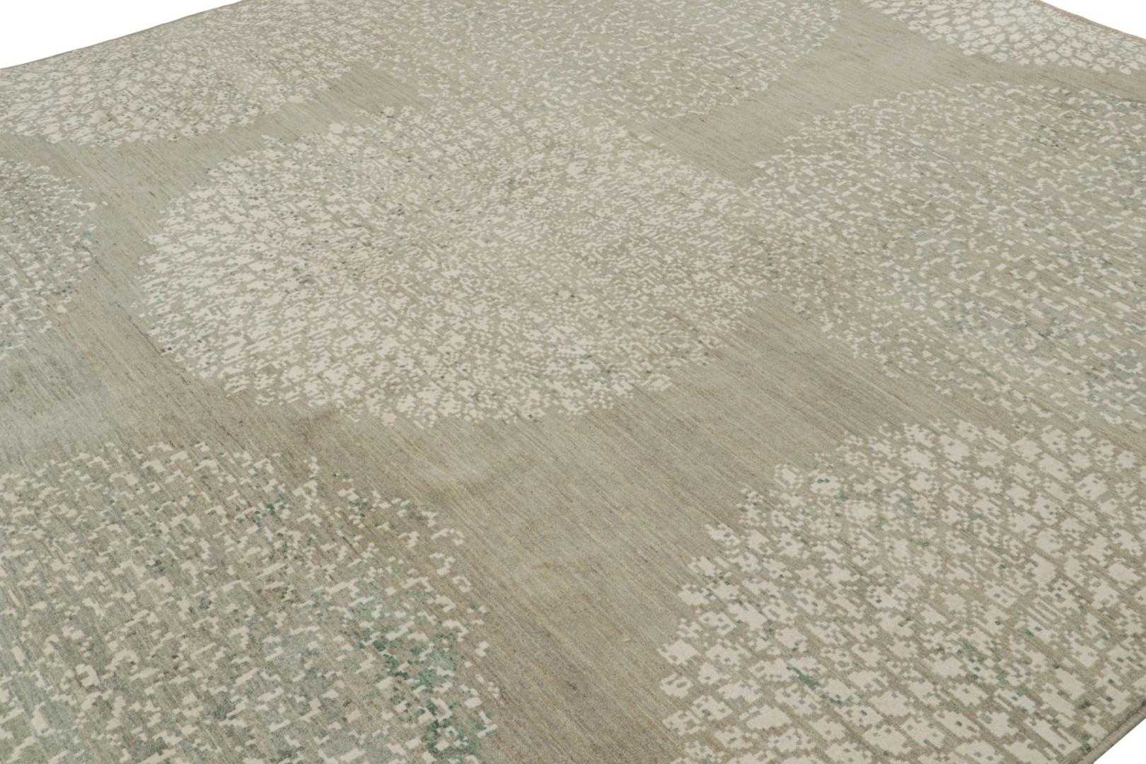 Modern Rug with Geometric Patterns