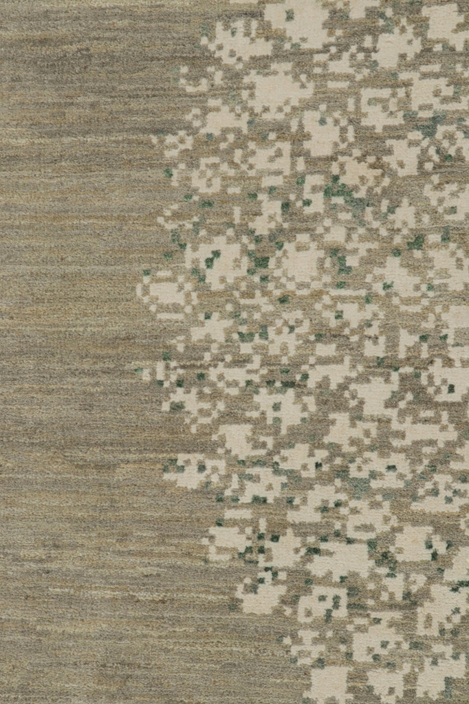 Modern Rug with Geometric Patterns