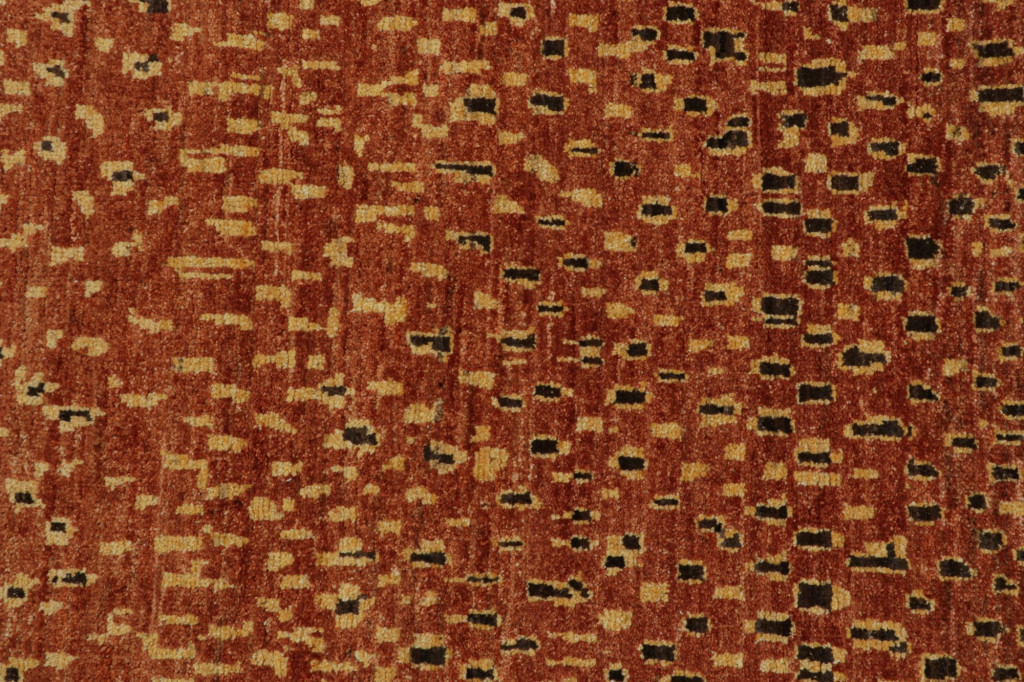 Moroccan rug in Brown and Gold