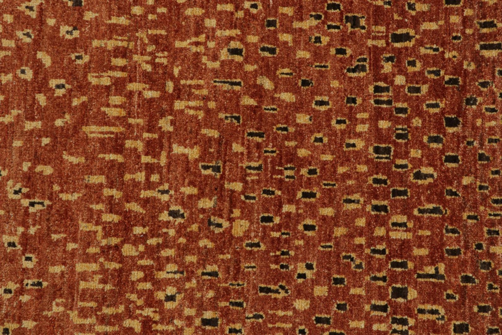Moroccan rug in Brown and Gold