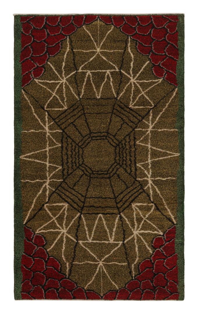 Vintage Zeki Müren Art Deco Rug