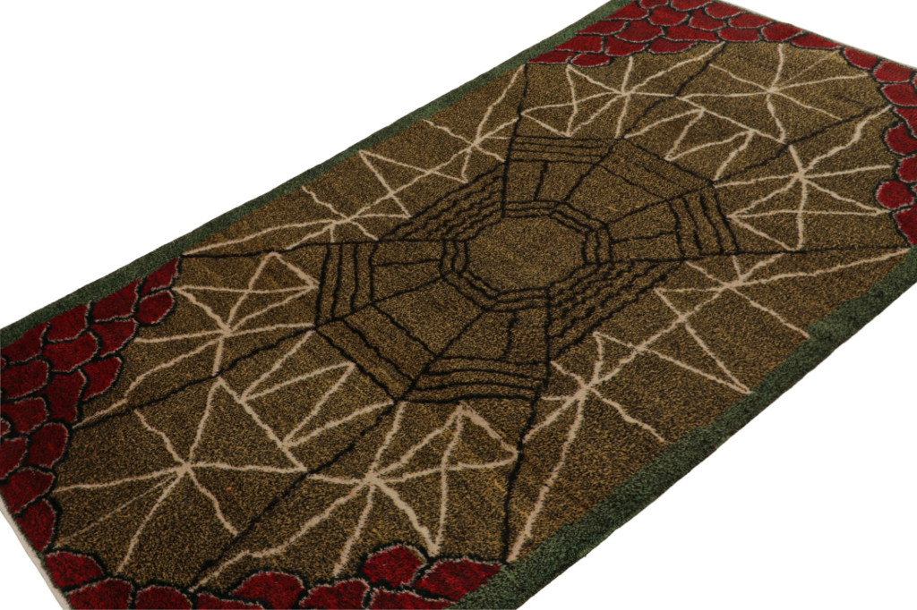 Vintage Zeki Müren Art Deco Rug