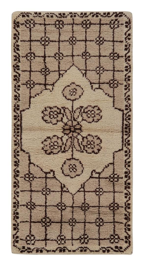 Vintage Tulu Runner Rug with Geometric Patterns