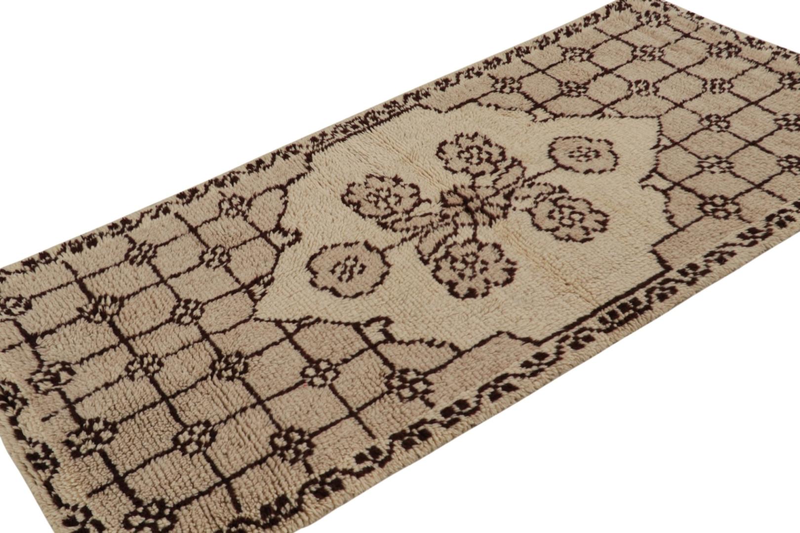 Vintage Tulu Runner Rug with Geometric Patterns