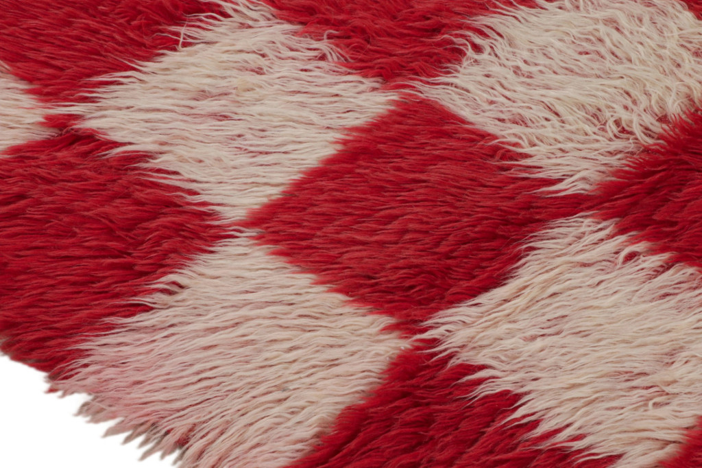 Vintage Tulu Rug with Geometric Patterns