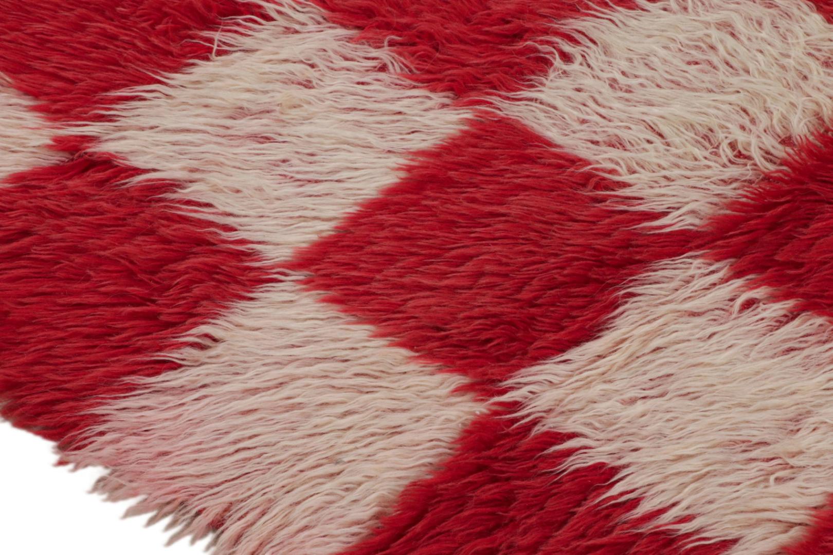 Vintage Tulu Rug with Geometric Patterns