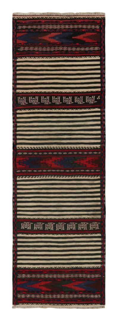 Vintage Afghan Baluch Kilim Runner Rug