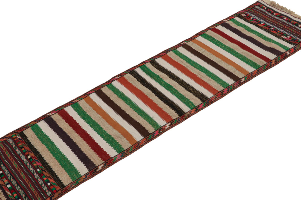 Vintage Afghan Baluch Kilim Scatter Rug