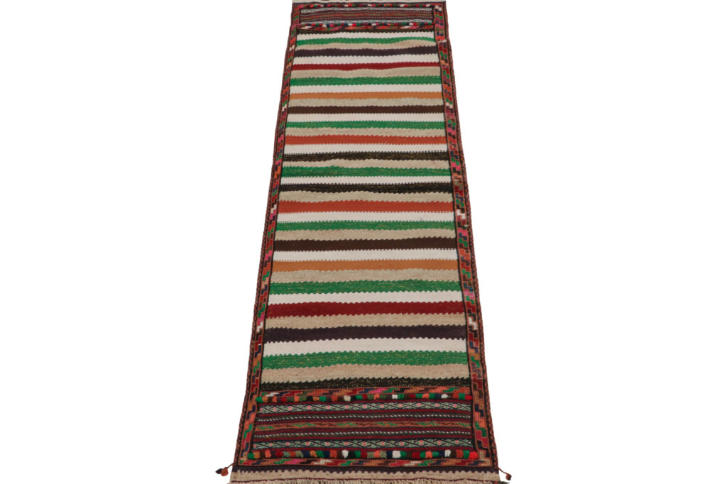Vintage Afghan Baluch Kilim Scatter Rug
