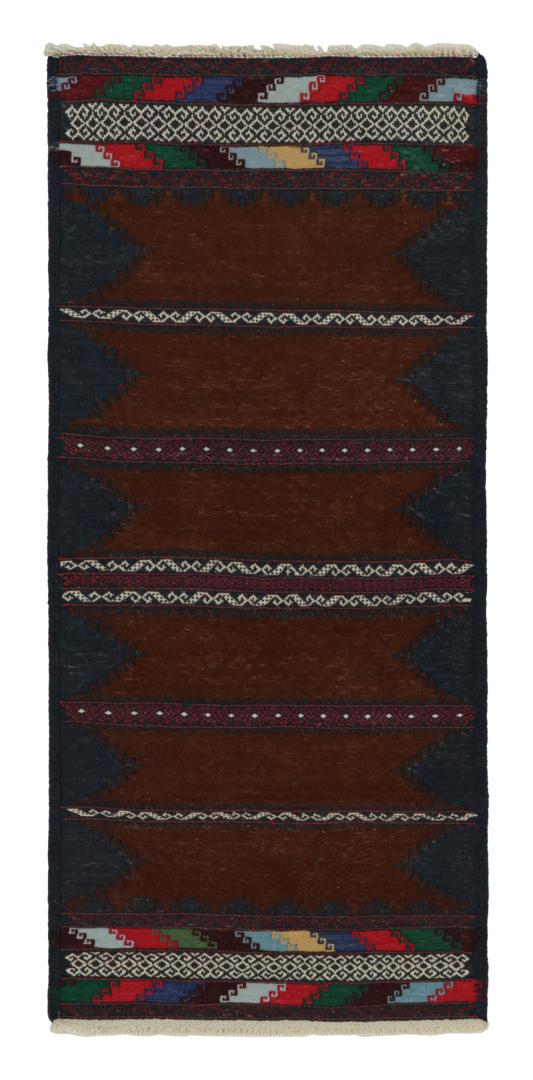 Vintage Afghan Baluch Kilim Runner Rug