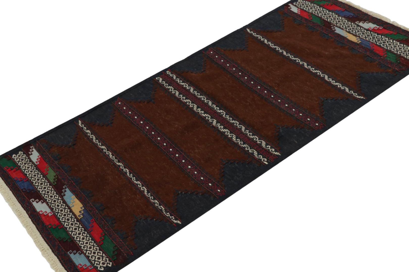 Vintage Afghan Baluch Kilim Runner Rug
