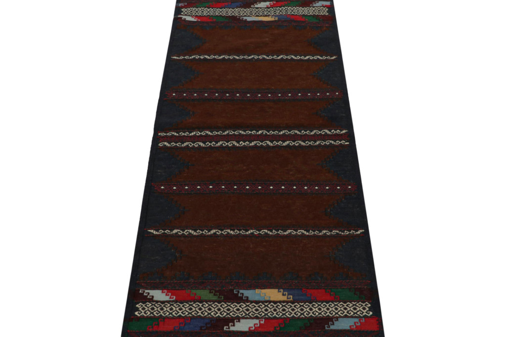 Vintage Afghan Baluch Kilim Runner Rug