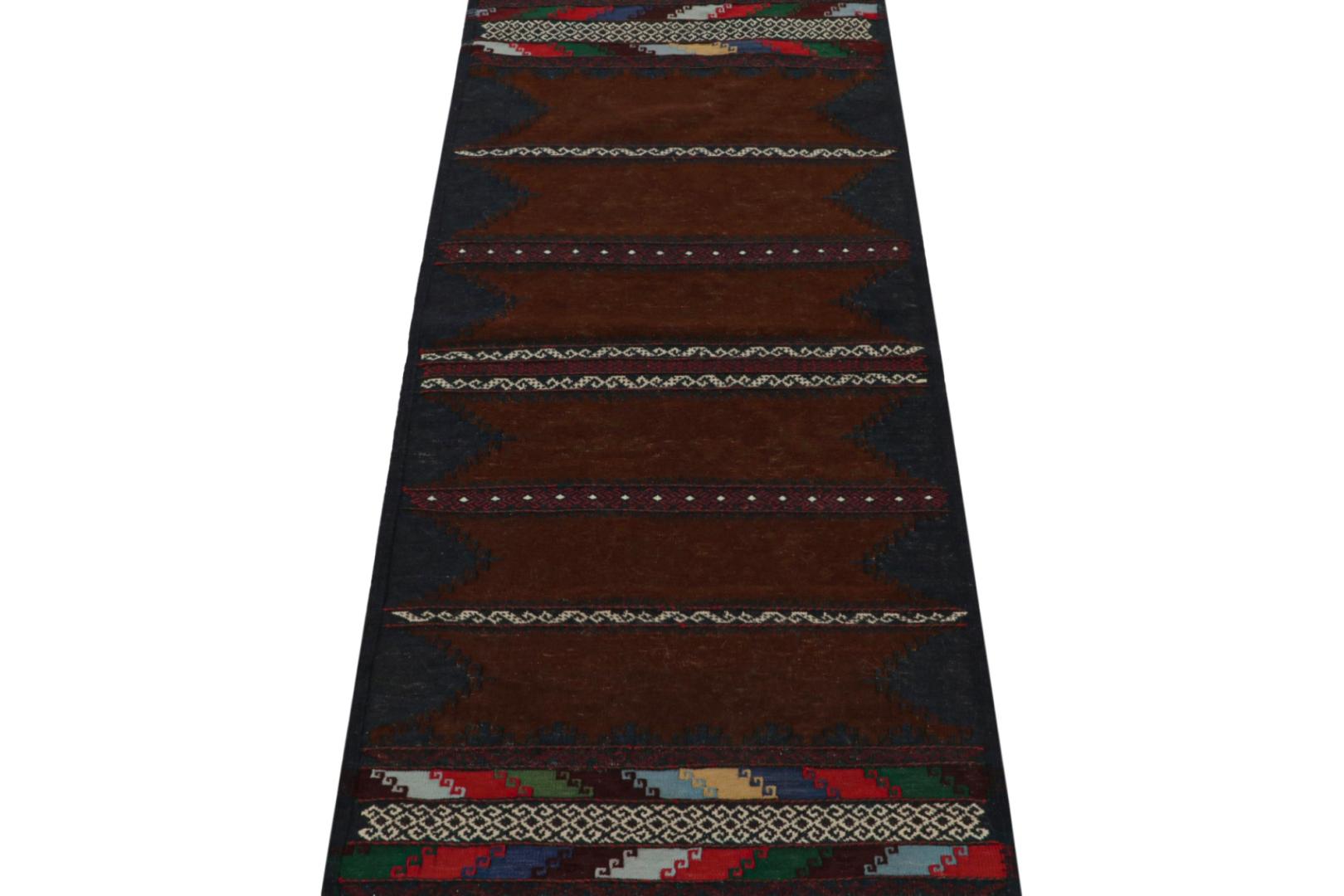 Vintage Afghan Baluch Kilim Runner Rug